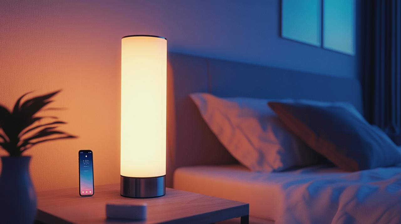Decouvrez la simplicite d’une veilleuse LED connectee pilotable a la voix